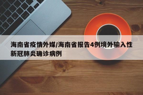 海南省疫情外媒/海南省报告4例境外输入性新冠肺炎确诊病例